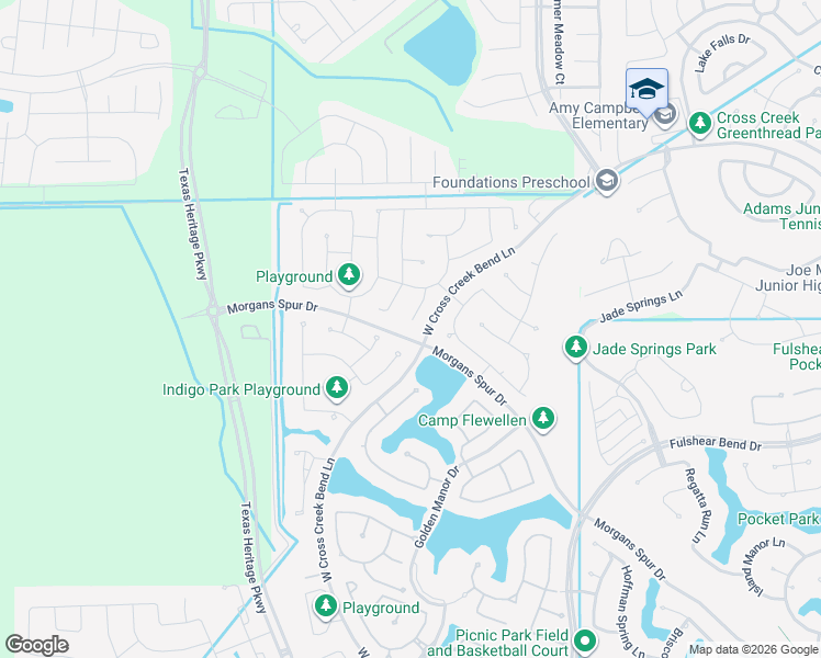 map of restaurants, bars, coffee shops, grocery stores, and more near 29010 Windy Court in Fulshear