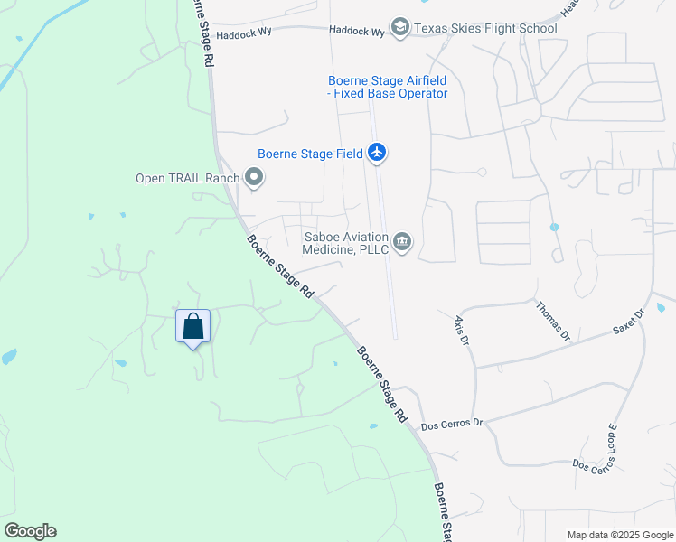 map of restaurants, bars, coffee shops, grocery stores, and more near 28286 Boerne Stage Road in Boerne