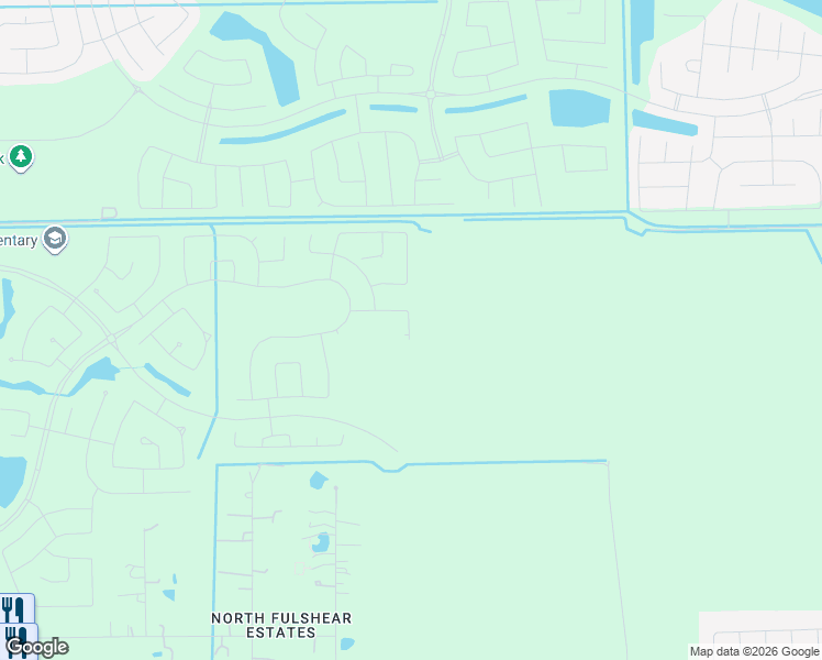 map of restaurants, bars, coffee shops, grocery stores, and more near Igloo Road in Brookshire