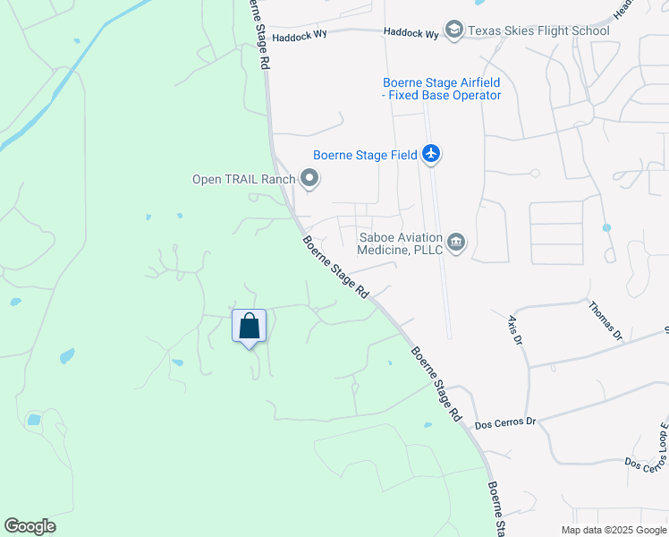 map of restaurants, bars, coffee shops, grocery stores, and more near 28550 Boerne Stage Road in Boerne