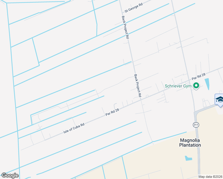 map of restaurants, bars, coffee shops, grocery stores, and more near 101-243 Blakefield Drive in Schriever