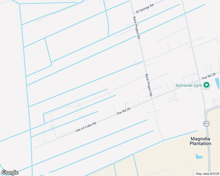 map of restaurants, bars, coffee shops, grocery stores, and more near 496 Fayann Drive in Schriever