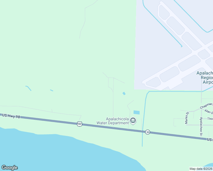 map of restaurants, bars, coffee shops, grocery stores, and more near 100-298 Jule Road in Apalachicola