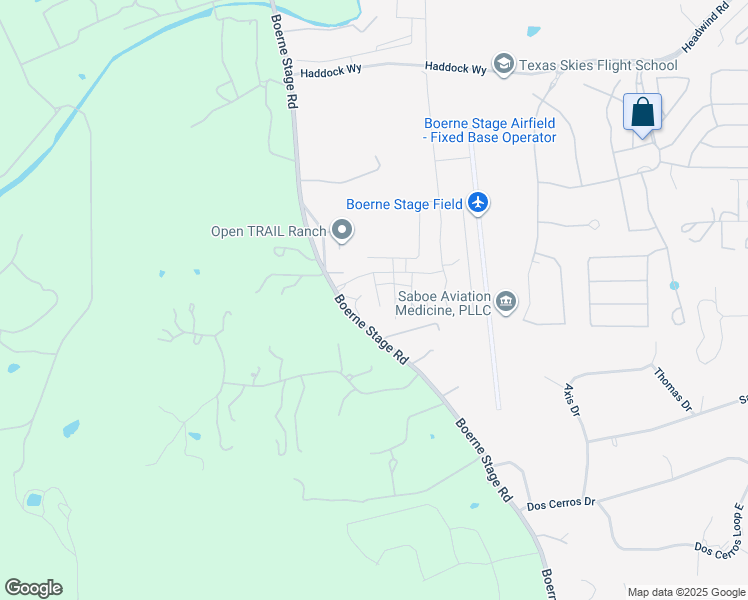 map of restaurants, bars, coffee shops, grocery stores, and more near 28550 Boerne Stage Road in Boerne