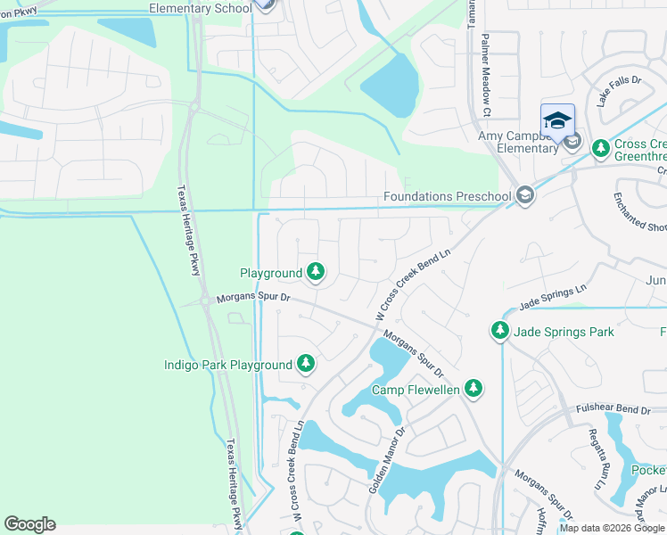 map of restaurants, bars, coffee shops, grocery stores, and more near 4210 Sage Glen Lane in Fulshear
