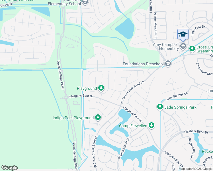 map of restaurants, bars, coffee shops, grocery stores, and more near 4210 Sage Glen Lane in Fulshear
