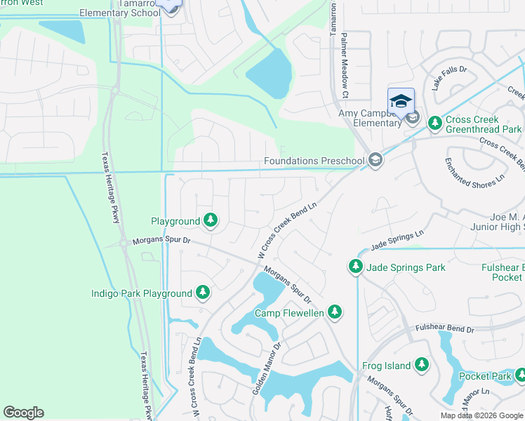 map of restaurants, bars, coffee shops, grocery stores, and more near 29102 Sage Trace Court in Fulshear