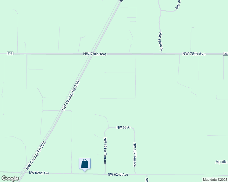 map of restaurants, bars, coffee shops, grocery stores, and more near 19056 Northwest 72 Avenue in Alachua