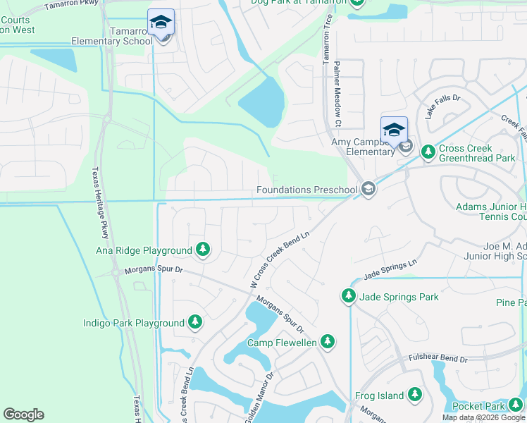 map of restaurants, bars, coffee shops, grocery stores, and more near 4218 Chloe Ridge Lane in Fulshear