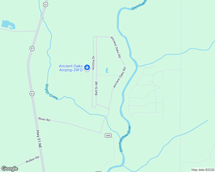 map of restaurants, bars, coffee shops, grocery stores, and more near 2243 Ancient Oaks Road in Steinhatchee