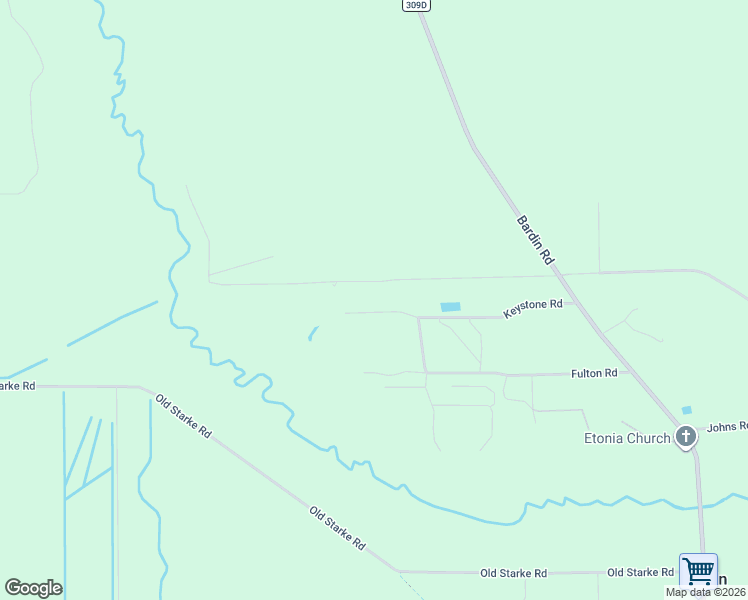 map of restaurants, bars, coffee shops, grocery stores, and more near 154 Keystone Road in Palatka