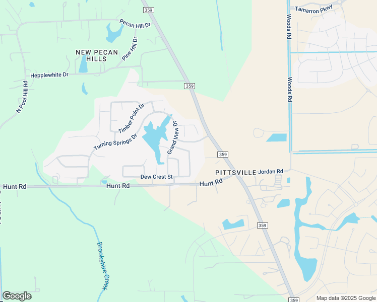 map of restaurants, bars, coffee shops, grocery stores, and more near 5403 Rustic Ruby Drive in Pattison