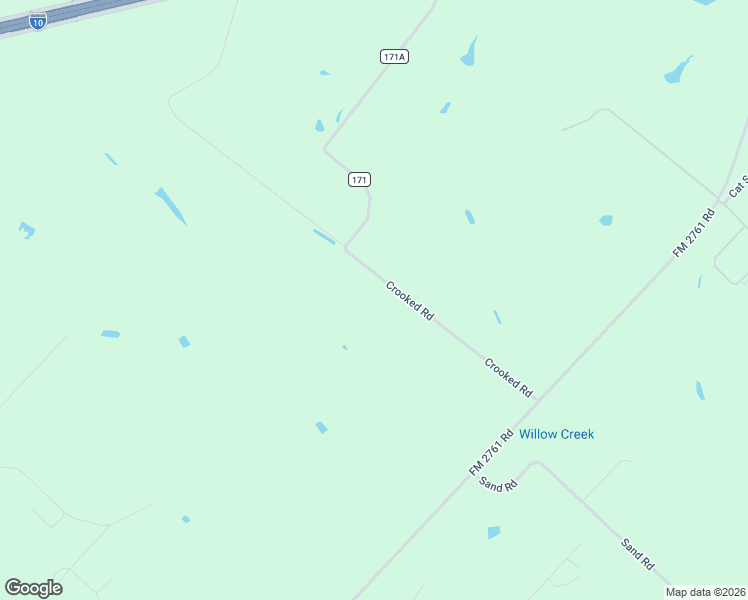 map of restaurants, bars, coffee shops, grocery stores, and more near 1240 Crooked Road in Cat Spring