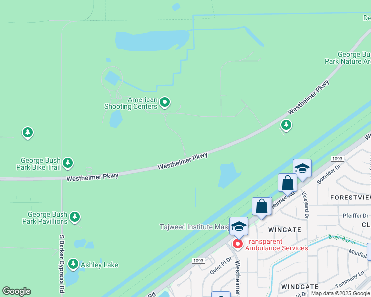 map of restaurants, bars, coffee shops, grocery stores, and more near in Houston