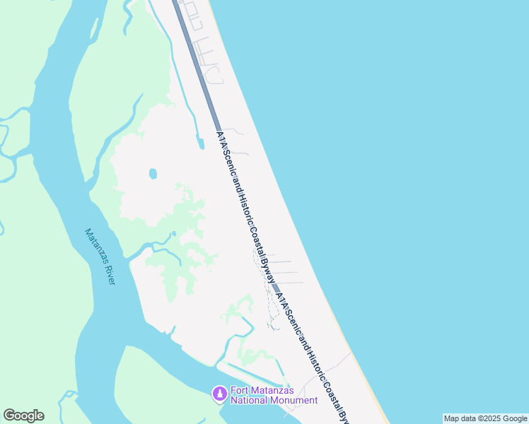 map of restaurants, bars, coffee shops, grocery stores, and more near 8390 Florida A1A in St. Augustine
