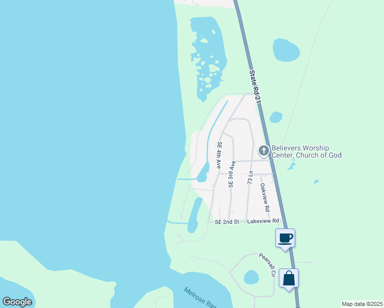 map of restaurants, bars, coffee shops, grocery stores, and more near 478 Southeast 5th Avenue in Melrose