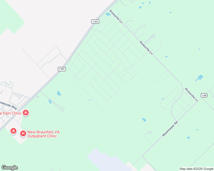 map of restaurants, bars, coffee shops, grocery stores, and more near 1212 Luckenbach in New Braunfels