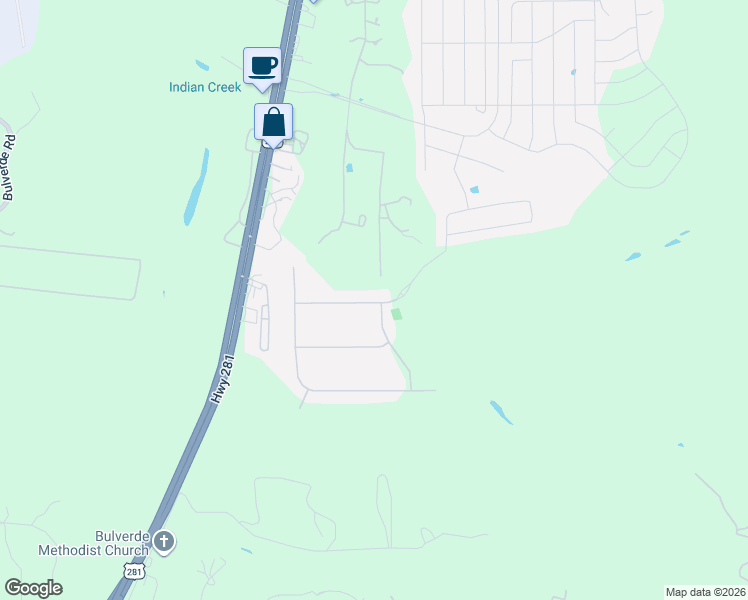 map of restaurants, bars, coffee shops, grocery stores, and more near 29530 Ancestral Trail in Bulverde