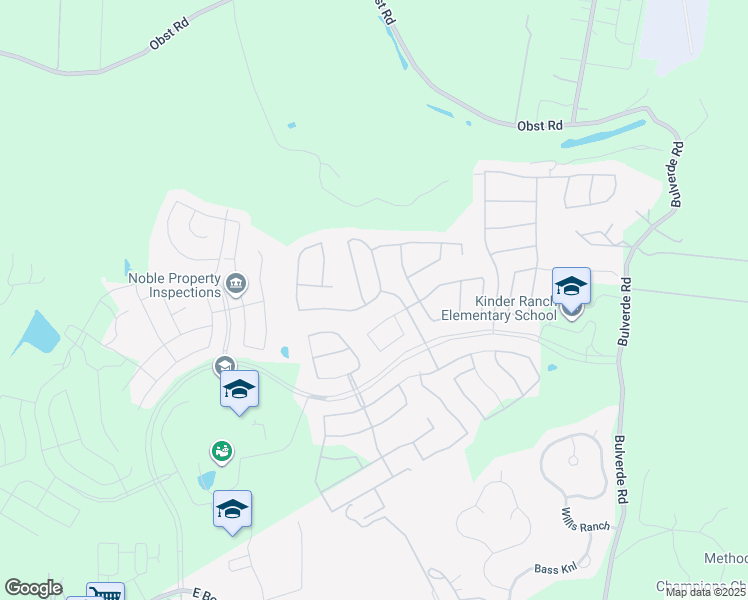 map of restaurants, bars, coffee shops, grocery stores, and more near 1558 Nightshade in San Antonio