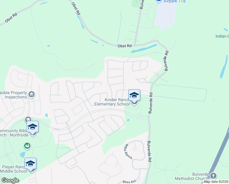 map of restaurants, bars, coffee shops, grocery stores, and more near 28835 Shadowrock in San Antonio