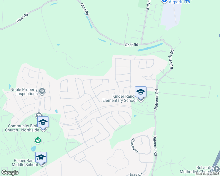 map of restaurants, bars, coffee shops, grocery stores, and more near 1915 Roaring Fork in San Antonio