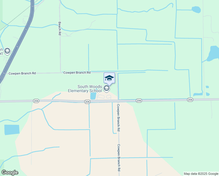 map of restaurants, bars, coffee shops, grocery stores, and more near 4750 Florida 206 in Elkton