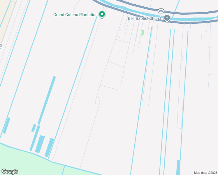 map of restaurants, bars, coffee shops, grocery stores, and more near Tears Street in Raceland