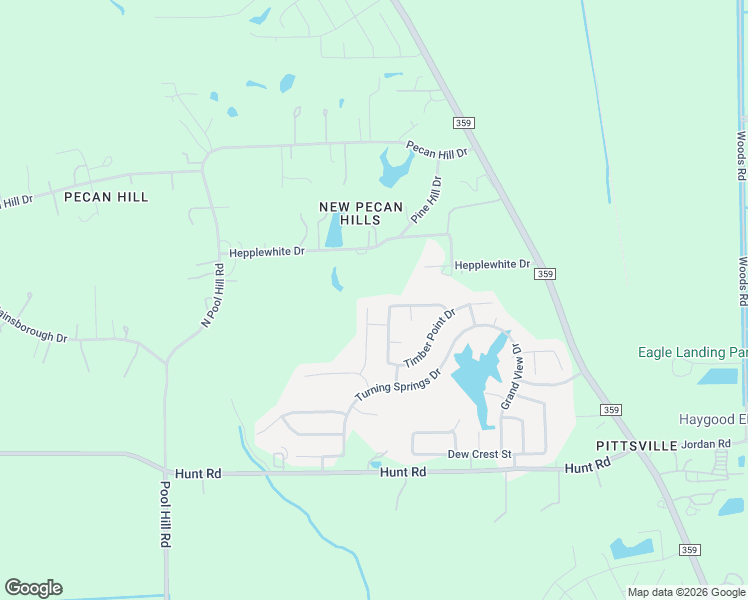 map of restaurants, bars, coffee shops, grocery stores, and more near 32738 Harvest Valley Drive in Pattison