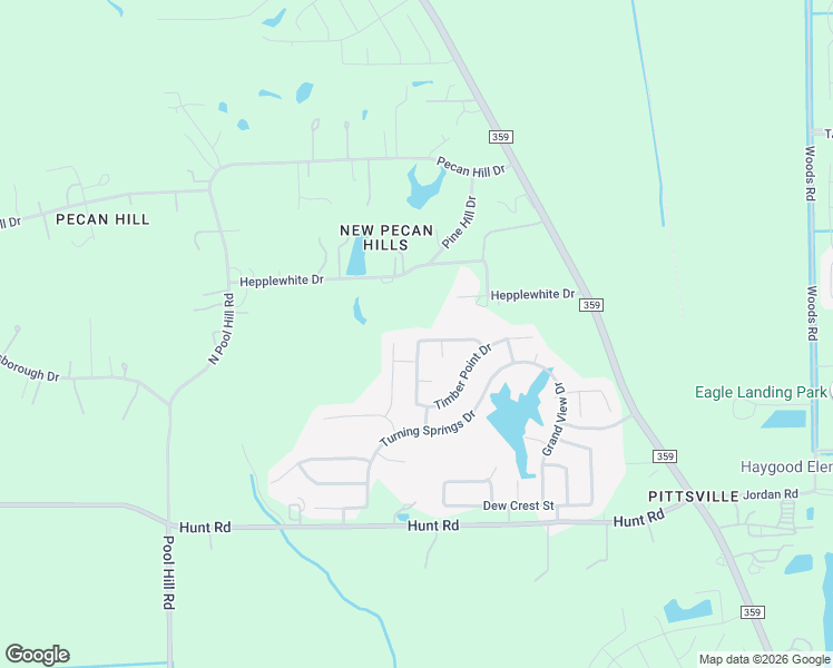 map of restaurants, bars, coffee shops, grocery stores, and more near 32738 Harvest Valley Drive in Pattison