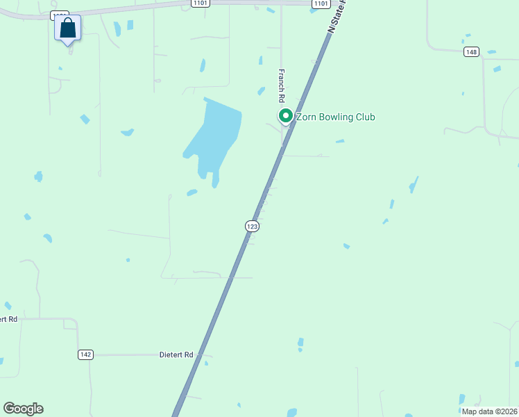 map of restaurants, bars, coffee shops, grocery stores, and more near 11615 Texas 123 in Seguin