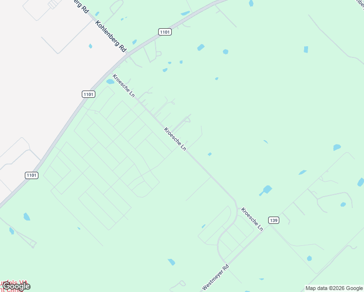 map of restaurants, bars, coffee shops, grocery stores, and more near 950 Kroesche Lane in New Braunfels