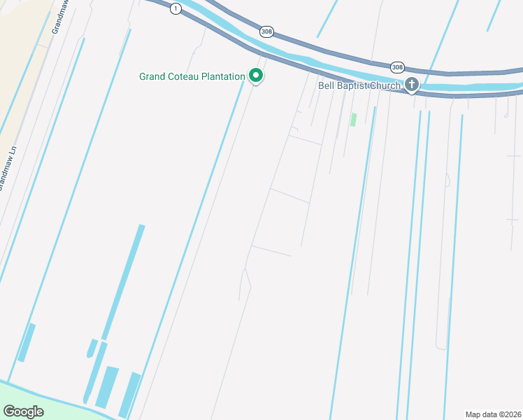 map of restaurants, bars, coffee shops, grocery stores, and more near 200-298 X Bypass Road in Raceland