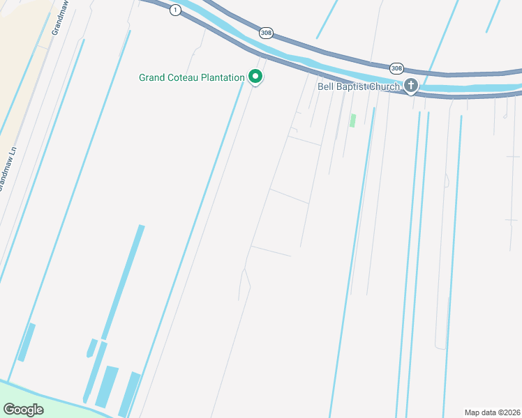 map of restaurants, bars, coffee shops, grocery stores, and more near 200-298 X Bypass Road in Raceland