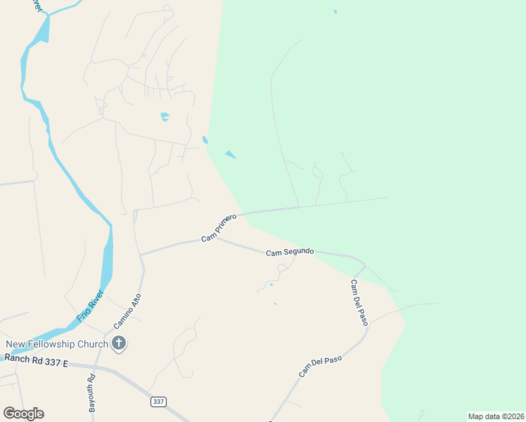 map of restaurants, bars, coffee shops, grocery stores, and more near Camino Primero in Leakey