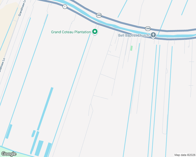 map of restaurants, bars, coffee shops, grocery stores, and more near 200-298 X Bypass Road in Raceland