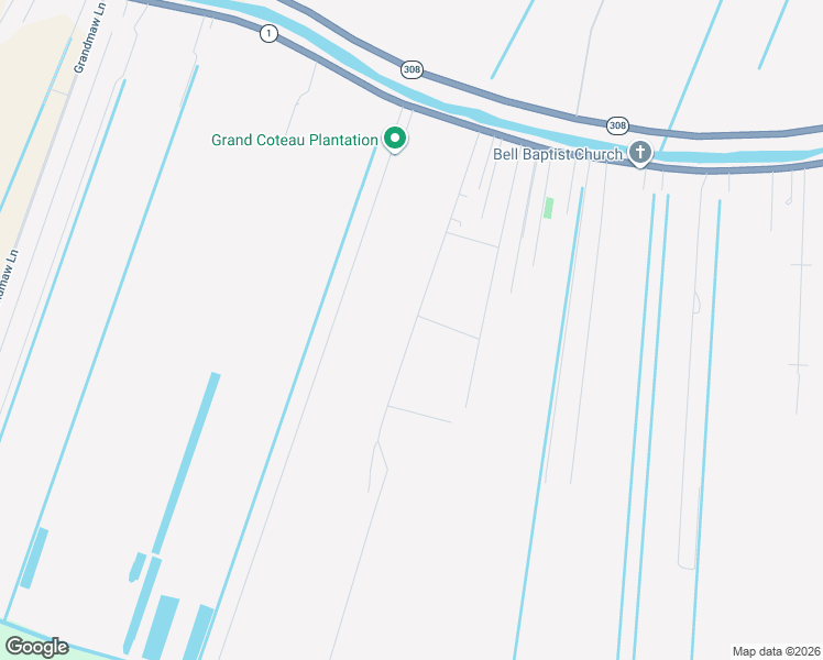 map of restaurants, bars, coffee shops, grocery stores, and more near 307 X Bypass Road in Raceland