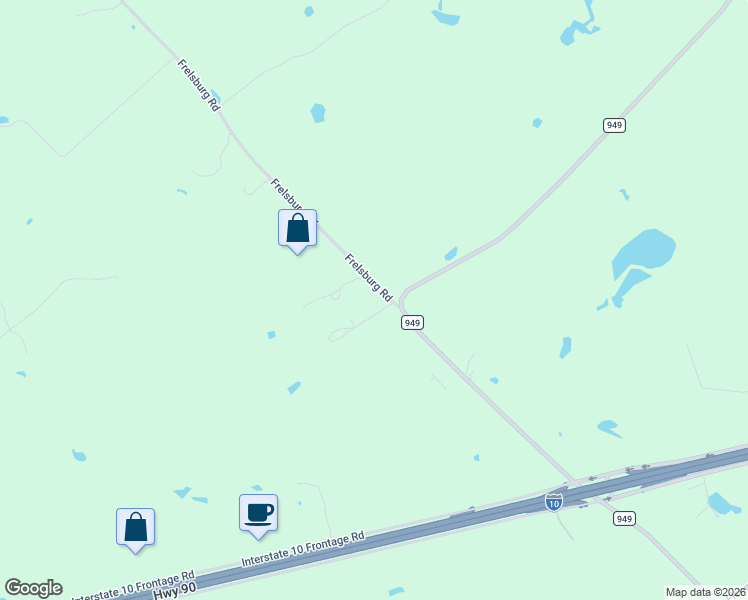 map of restaurants, bars, coffee shops, grocery stores, and more near 1924 Frelsburg Road in Alleyton