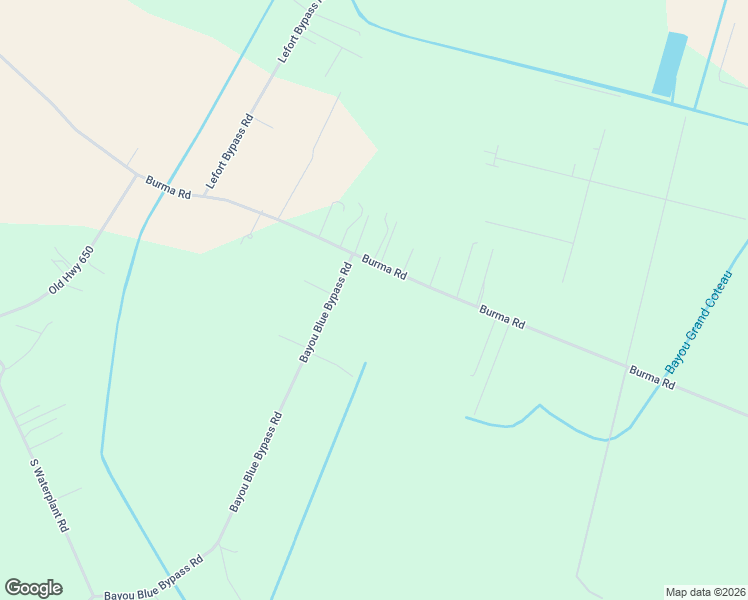 map of restaurants, bars, coffee shops, grocery stores, and more near 1236-1578 Burma Road in Thibodaux