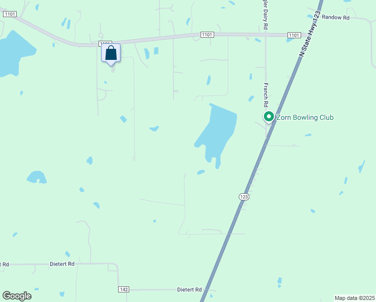 map of restaurants, bars, coffee shops, grocery stores, and more near 9494 Farm to Market Road 1101 in Seguin