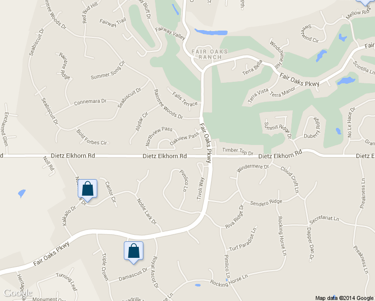 map of restaurants, bars, coffee shops, grocery stores, and more near 29102 Oakview Ridge in Boerne