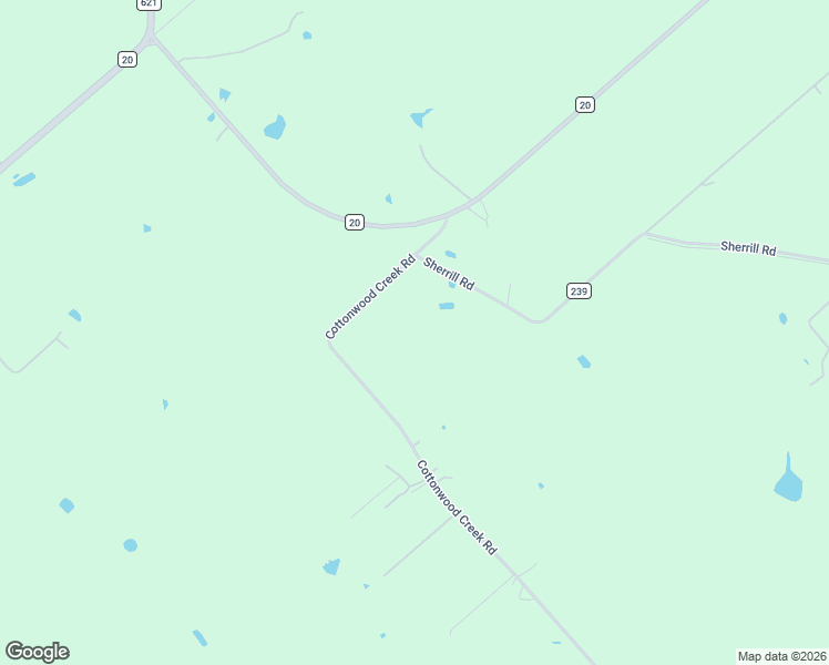 map of restaurants, bars, coffee shops, grocery stores, and more near 363 Cottonwood Creek Road in Kingsbury