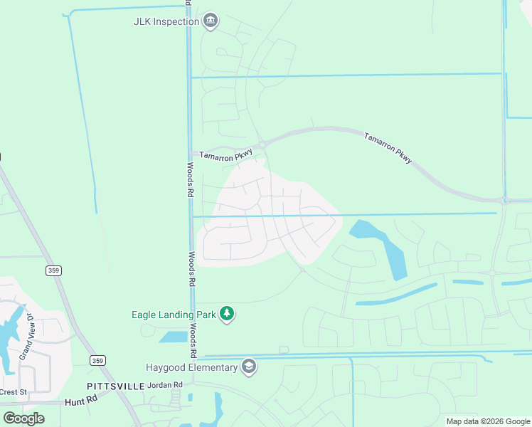 map of restaurants, bars, coffee shops, grocery stores, and more near 3835 Haydon Ridge Lane in Fulshear