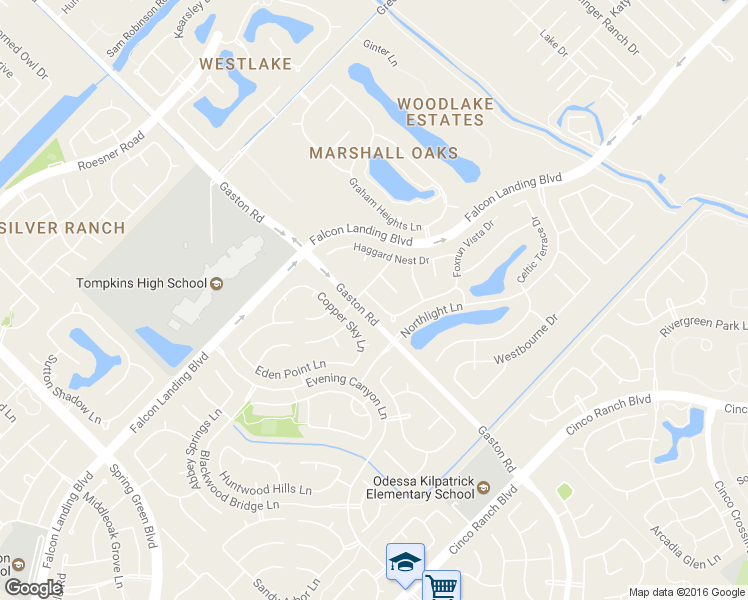 map of restaurants, bars, coffee shops, grocery stores, and more near Canton Crest Drive in Katy