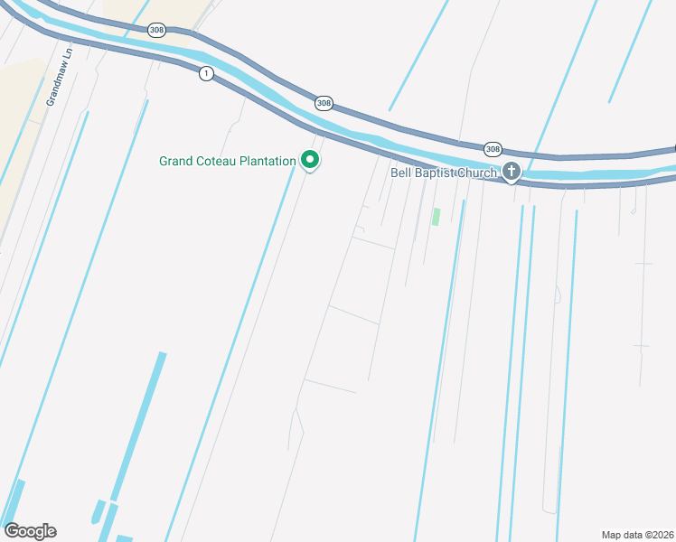 map of restaurants, bars, coffee shops, grocery stores, and more near 100-198 X Bypass Road in Raceland