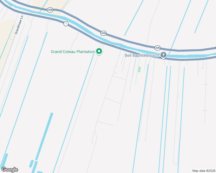 map of restaurants, bars, coffee shops, grocery stores, and more near 100-198 X Bypass Road in Raceland