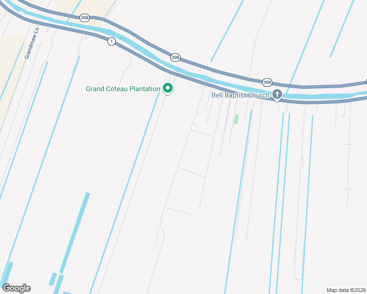 map of restaurants, bars, coffee shops, grocery stores, and more near 100-198 X Bypass Road in Raceland