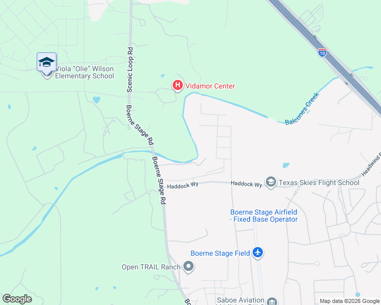 map of restaurants, bars, coffee shops, grocery stores, and more near 29300 Boerne Stage Road in Boerne