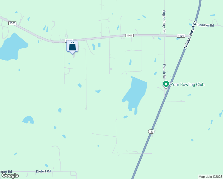 map of restaurants, bars, coffee shops, grocery stores, and more near 9494 Farm to Market Road 1101 in Seguin