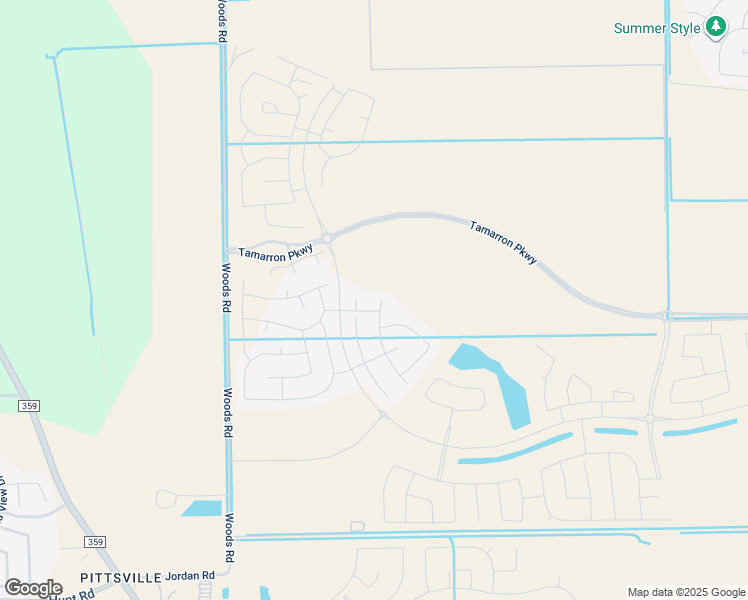 map of restaurants, bars, coffee shops, grocery stores, and more near Unnamed Road in Brookshire