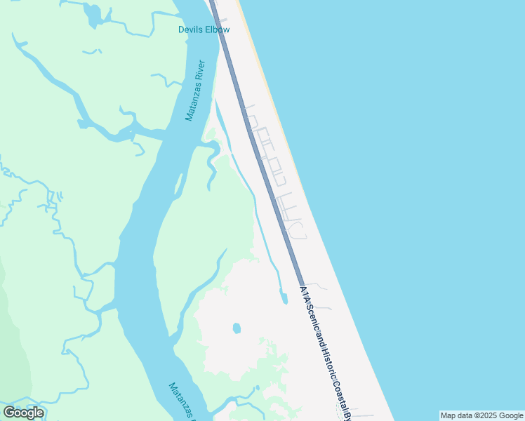 map of restaurants, bars, coffee shops, grocery stores, and more near 8145 A1A South in St. Augustine